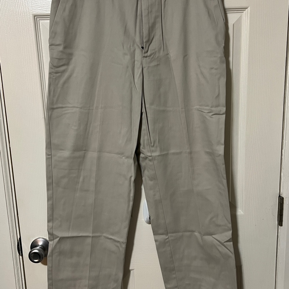 Classic Men's Khaki Chinos by Lanesboro